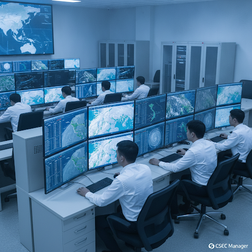 Cán bộ điều phối tại điểm sơ tán